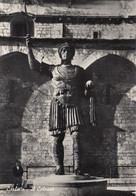 CARTOLINA  BARLETTA,PUGLIA,L"IMPERATORE TEODOSIO,IL GRANDE (DAL POPOLO LO CHIAMATO ERACLIO,MONUMENTO,VIAGGIATA 1957 - Barletta