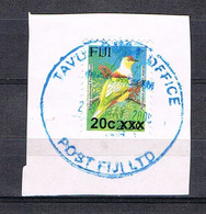 Fiji Bird Overprint Used On Paper - Unclassified