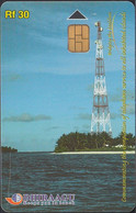 Maldiven - Chip -335MLDGIE  Telecom Tower - RF30 - GPT3 - Maldivas