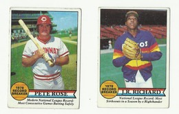 1979 BASEBALL CARDS TOPPS – 1978 RECORD BREAKERS – MLB - MAJOR LEAGUE BASEBALL - Verzamelingen