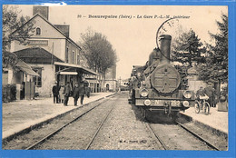 38 - Isère - Beaurepaire - La Gare P.L.M. Interieurs  (N3667) - Beaurepaire