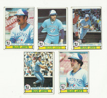 1979 BASEBALL CARDS TOPPS – TORONTO BLUE JAYS – MLB - MAJOR LEAGUE BASEBALL - Verzamelingen