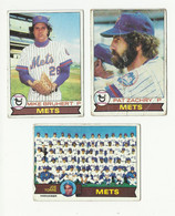1979 BASEBALL CARDS TOPPS – NEW YORK METS – MLB - MAJOR LEAGUE BASEBALL - Lots