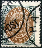 Denmark,1895,16 Ore,cancel,as Scan - Used Stamps