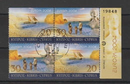 Europa 2004 Chypre 1043a-1044a Issu Carnet Oblit. Used - 2004