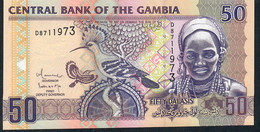 GAMBIA P28b   50  DALASIS  2010 #D  Signature 15    UNC. - Gambie