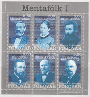 Féroé - N°637/42 ** (2008) Personnalités - Faroe Islands