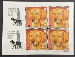 Isle Of Man MNH 1996 Booklet S/s - Dogs , Labrador - Isola Di Man