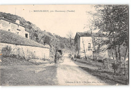 CPA 85 Moulin Neuf Chantonnay Un Attelage - Chantonnay