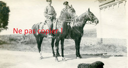 PHOTO ALLEMANDE - OFFICIERS A CHEVAL A HAMBLAIN PRES DE BOIRY NOTRE DAME - ARRAS PAS DE CALAIS 1914 1918 - 1914-18