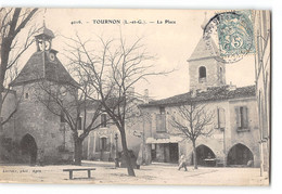 CPA 47 Tournon La Place - Tournon D'Agenais