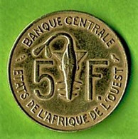 ETATS DE L'AFRIQUE DE L'OUEST / 5 FRANCS / 1971 - Other - Africa