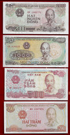 VIETNAM BANKNOTE - 4 NEW NOTES 1988 UNC (NT#02) - Vietnam