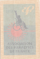 Santé - Enfants - Autocollant - Association Des Paralysés De France - 1978 - Santé