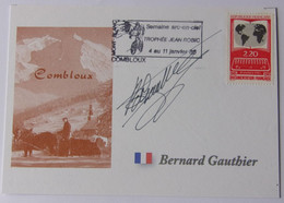 Bernard GAUTHIER - Signé / Dédicace Authentique / Autographe - Radsport