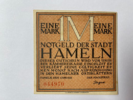 Allemagne Notgeld Hameln 1 Mark - Collections