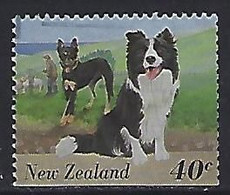 New Zealand 1995  Farm Animals: Dogs  40c  (o) ACS. 1268 - Usados