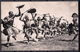 1958 MOZAMBIQUE TO EUROPE PORTUGAL  "ZAVALA DANCERS" POSTCARD NICE LOURENZO MARQUES CANCEL - Afrique