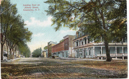 CPA   ETATS-UNIS---LOOHING EAST ON ALBANY STREET, CAZENOVIA 1908 - Albany