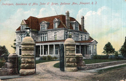 CPA   ETATS-UNIS--INDIQUIN, RESIDENCE OF MRS, JOHN O' BRIEN, BELLEVUE AVE. NEWPORT--1908 - Newport