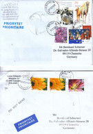 Polen, 2 Brief, Gelaufen / Poland, 2 Covers - Storia Postale