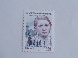 France  2017  Germaine Ribiére     Neuf - Unused Stamps