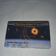 Aruba-(aw-set-chp-0010A)-setarnet-(11)-(840693E)-(30units)-(4/98)-(tirage-80.000)-used Card+1card Prepiad Free - Aruba