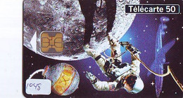 TELECARTE FRANCE *  ESPACE (1048) * GLOBE * SATELLITE * TERRESTRE * MAPPEMONDE * Telefonkarte Phonecard  * - Espace