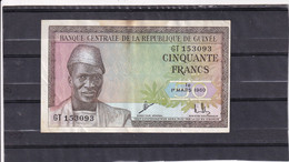 Guinea 50 Francs 1960 - Autres - Afrique