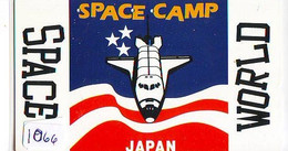 TELECARTE JAPAN *  ESPACE (1066) * GLOBE * SATELLITE * TERRESTRE * MAPPEMONDE * Telefonkarte Phonecard JAPAN * - Ruimtevaart