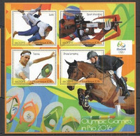 Olympische Spelen 2016 , Mozambique - Blok  Postfris - Sommer 2016: Rio De Janeiro