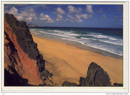 FUERTEVETURA - Playa De Barlovento ,  Large Format, Nice Stamp Locomotive - Fuerteventura