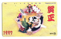 Télécarte NTT - Horoscope Chinois - 1997 Année Du Buffle - 231-196 - Sternzeichen