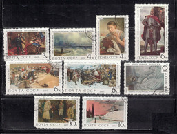 RUSSIA Scott # 3420-28 Used - Tretiakov Art Gallery Moscow - Other & Unclassified