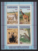 Tanzanie - BF N°47 - Faune Sauvage - Cote 9€ - ** Neufs Sans Charniere - Tansania (1964-...)