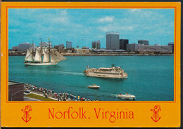 °°° 25286 - USA - VA - NORFOLK - PANORAMA - 1985 With Stamps °°° - Norfolk