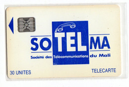 MALI REF MV CARDS MAL-09 SC4 (rare) 30U BLUE LOGO - Malí