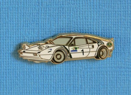 1 PIN'S // ** FERRARI 308 GTB RALLYE TARGA FLORIO 1983 ** . (©LilliputBalloonClub) - Ferrari