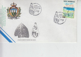 SAN MARINO 1990 - Annullo Speciale Abruzzophil - Roseto -.- - Lettres & Documents