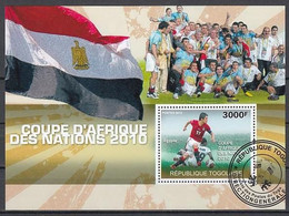 Cup Of Nations Africa Football Soccer Togo S/S Stamp 2010 - Fußball-Afrikameisterschaft