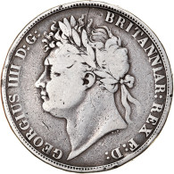 Monnaie, Grande-Bretagne, George IV, Crown, 1821, Londres, TB, Argent, KM:680.1 - M. 1 Crown