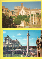 ITALIE . ROMA . " ALTARE DELLA PATRIA " & " IL FORO ROMANO  " . 2 CPM - Réf. N°29279 - - Collections & Lots