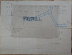 Famille Troyes, Samatan. Acquisition D'un Champ Entre Canal De Fuite Et Save. Champ Arpenté Le 7 Mars 1872. - Midi-Pyrénées