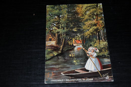 28178-                   SPREEWALD, DOLZKEFLIESS IN LEHDE - 1913    / OILETTE KARTE / KUNST - Other & Unclassified