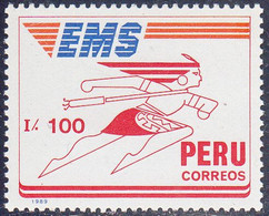 PERU   SCOTT NO  956   MNH  YEAR  1989 - Perú