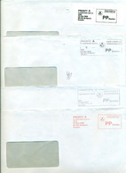 Sweden 2008.Various Machine Stamps To Kazakhstan. Four Envelopes Passed The Mail. - Machine Labels [ATM]