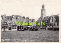 CPA DENDERMONDE TERMONDE GRAND PLACE GROOTE MARKT - Dendermonde