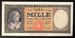 3 Banconote Da 500 A 1000 Lire 1959-1966 Spl/sup LOTTO 3379 - Colecciones