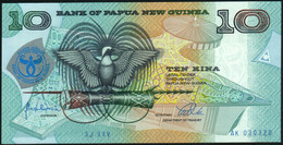 ♛ PAPUA NEW GUINEA - 10 Kina 1998 {Signature 8} {Commemorative} UNC P.17 - Papua New Guinea