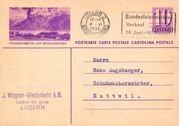 Ganzsachen Bildpostkarte Ringgenberg - Ringgenberg